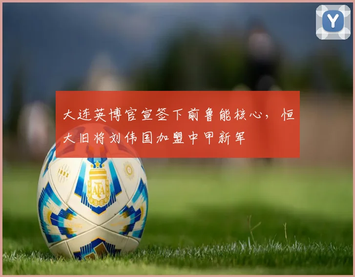 大连英博官宣签下前鲁能核心，恒大旧将刘伟国加盟中甲新军